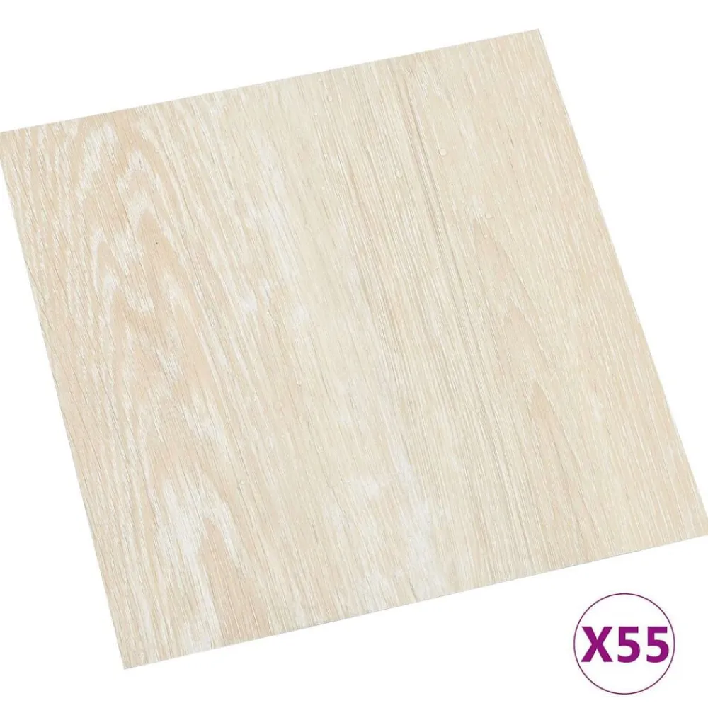 Vloerplanken 55 pcs Beige 5,11 m² PVC>vidaXL Outlet