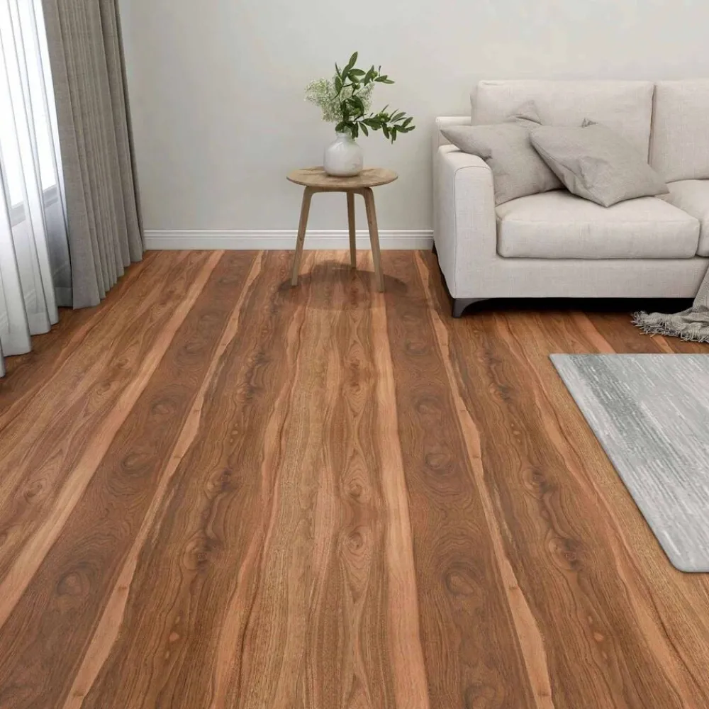 Vloerplanken 55 pcs Bruin 5,11 m² PVC>vidaXL Discount