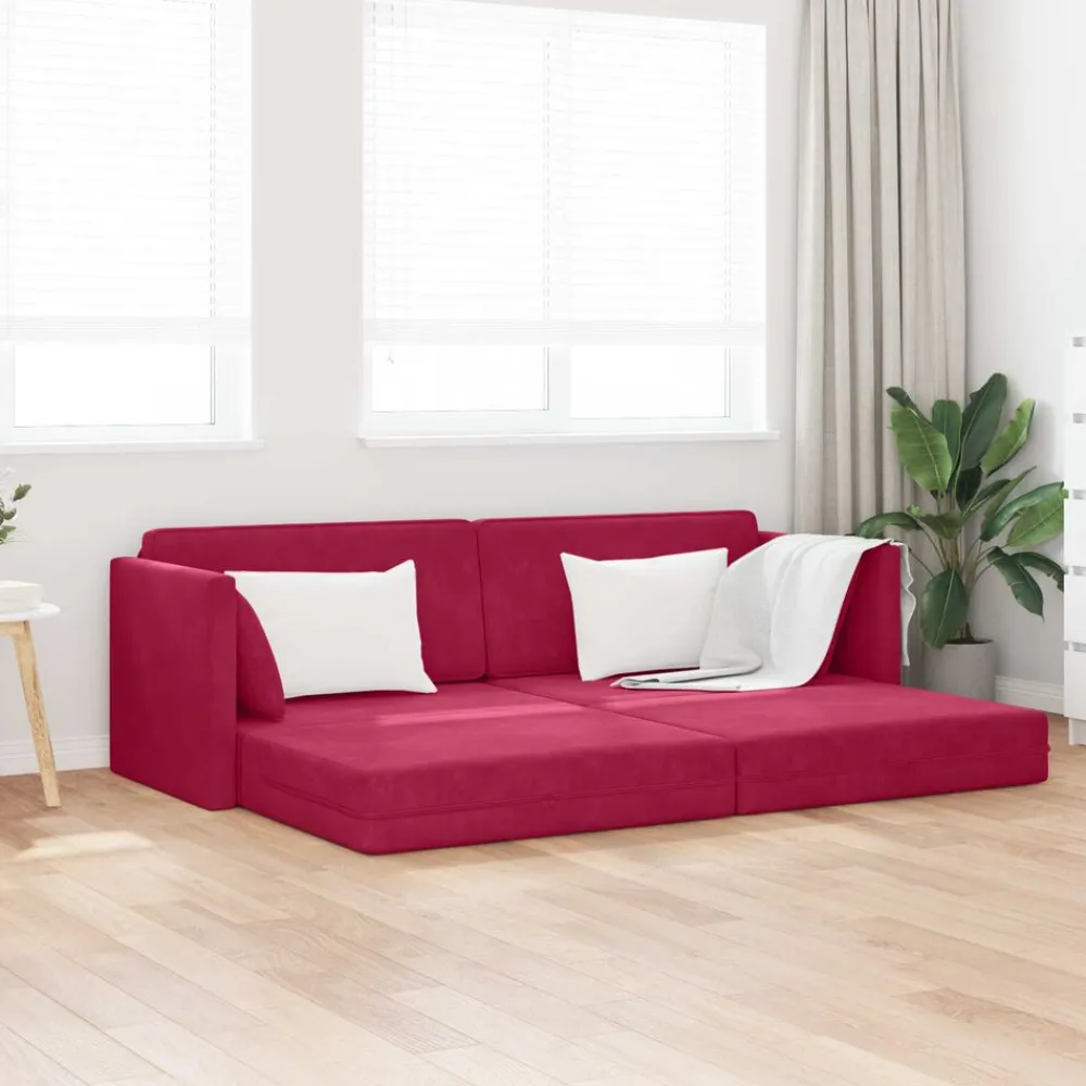 Vloerslaapbank 213 x 70 x 77 cm Fluweel>vidaXL Discount