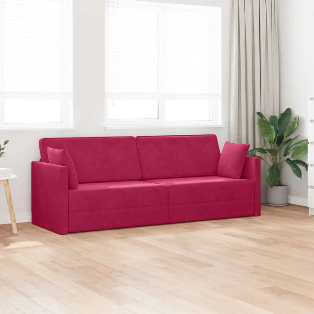 Vloerslaapbank 213 x 70 x 77 cm Fluweel>vidaXL Discount