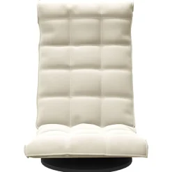 Stoelen*vidaXL Vloerstoel draaibaar fluweel crèmekleurig Crème
