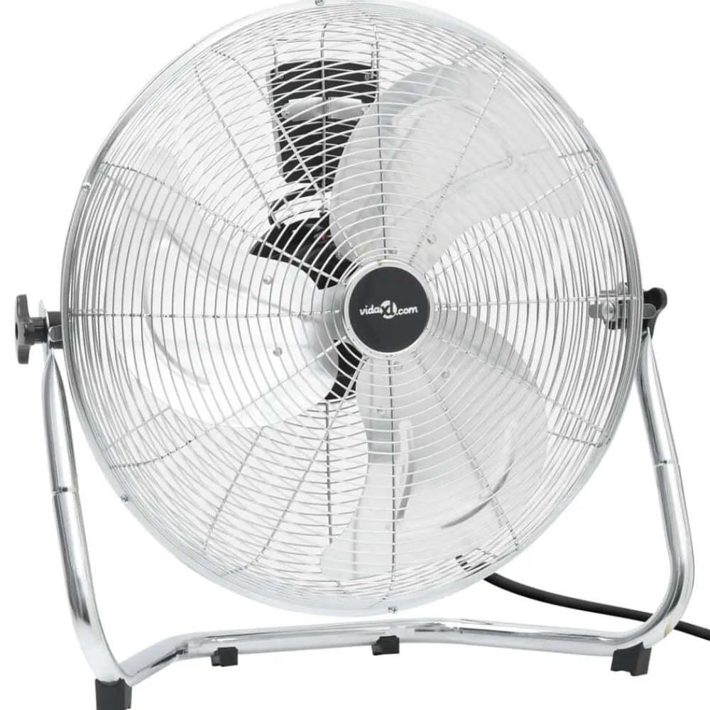 Huishoudelijke Apparaten*vidaXL Vloerventilator 3 snelheden 115,2 W 60 cm Zilver