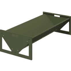 Huisdierbenodigdheden*vidaXL Voederbak voor vee Olijf Groen 108 x 50 x 28 cm Olijfgroen