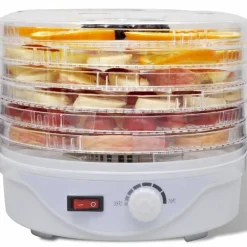 Keuken & Eetkamer*vidaXL Voedseldroger met 6 stapelbare lades rood