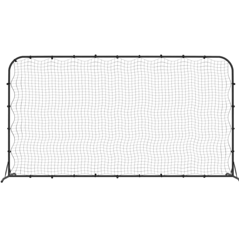 Voetbal rebounder 366x90x183 cm HDPE zwart>vidaXL Best