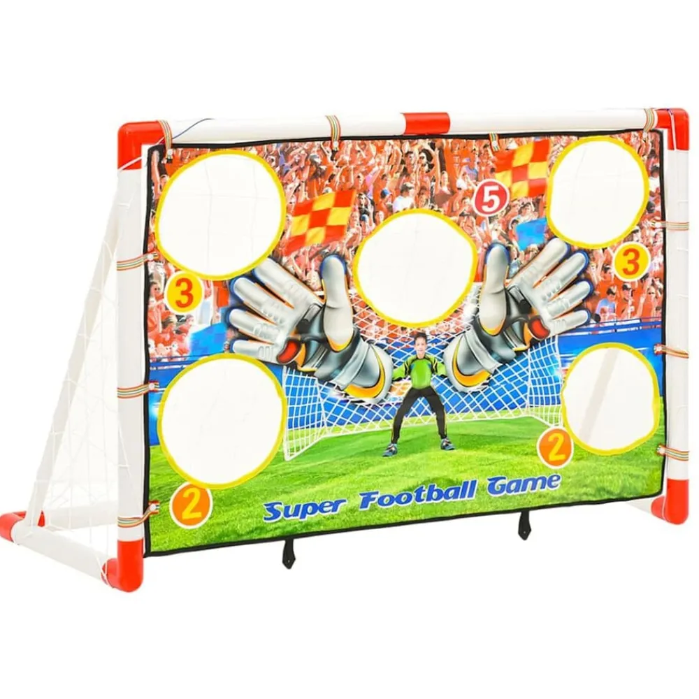 Voetbaldoelenset met doelmuur 120x51x77,5 cm>vidaXL Online