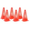 Voetbalpionnen 6 st stapelbaar 13x13x22,5 cm oranje>vidaXL Sale