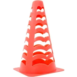 Voetbalpionnen 6 st stapelbaar 13x13x22,5 cm oranje>vidaXL Sale