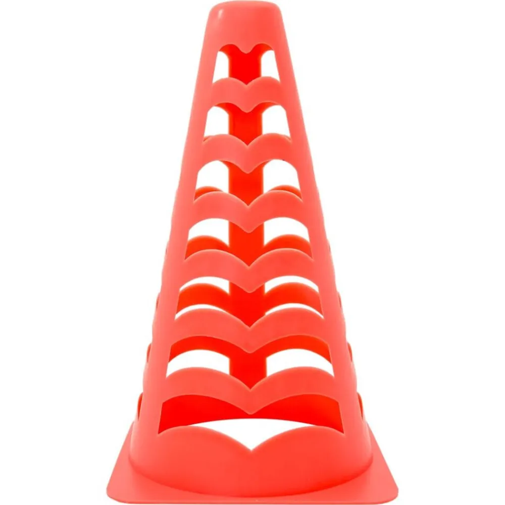 Voetbalpionnen 6 st stapelbaar 13x13x22,5 cm oranje>vidaXL Sale