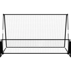 Voetbalrebounder/voetbaldoel 2-in-1 202x104x120 cm staal><noscript><img width=