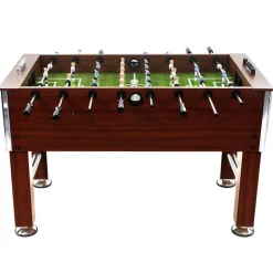 Binnenspelletjes*vidaXL Voetbaltafel 60 kg 140x74,5x87,5 cm staal Bruin