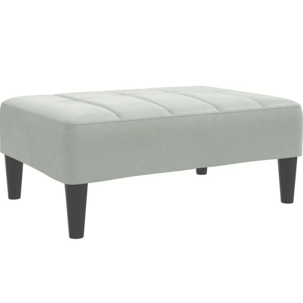 Voetenbank 77x55x31 cm fluweel>vidaXL Best