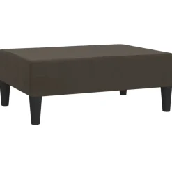 Poefs*vidaXL Voetenbank 78x56x32 cm fluweel Donkergrijs