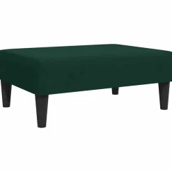 Voetenbank 77x55x31 cm fluweel>vidaXL New