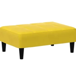 Voetenbank 77x55x31 cm fluweel>vidaXL Outlet