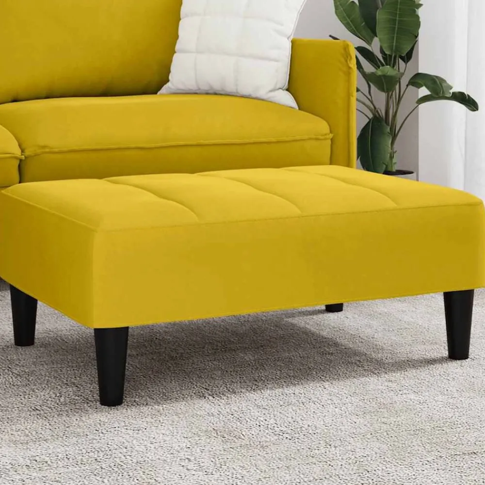 Voetenbank 77x55x31 cm fluweel>vidaXL Outlet