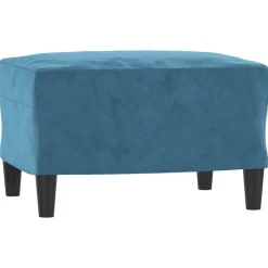 Voetenbank 60x50x41 cm fluweel>vidaXL Outlet