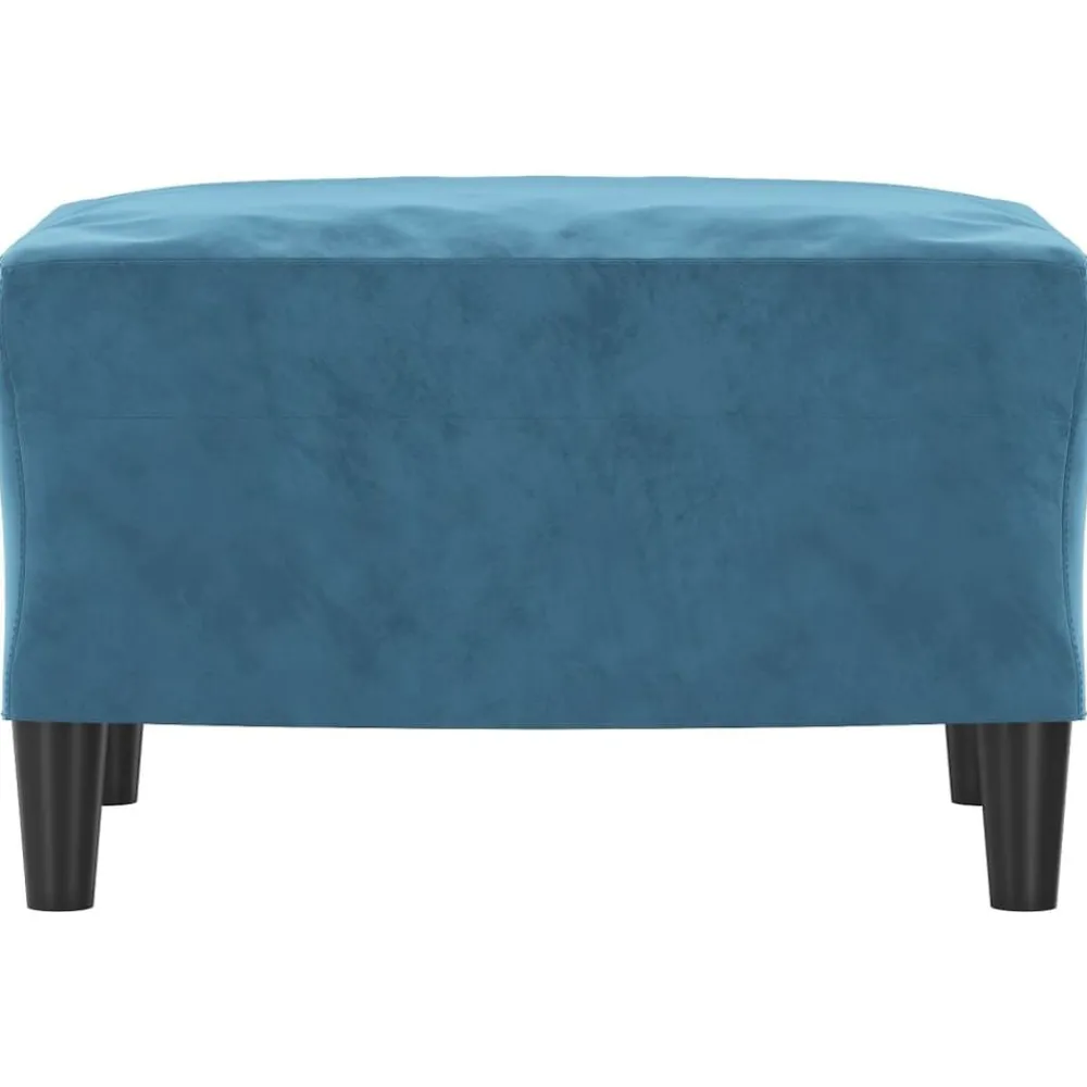 Voetenbank 60x50x41 cm fluweel>vidaXL Outlet