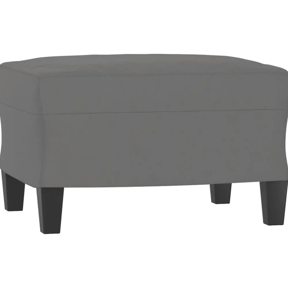 Voetenbank 60x50x41 cm microvezelstof>vidaXL Outlet