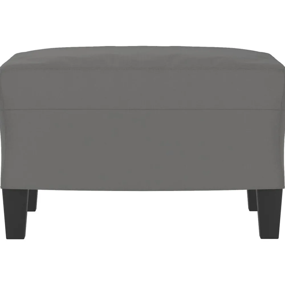 Voetenbank 60x50x41 cm microvezelstof>vidaXL Outlet