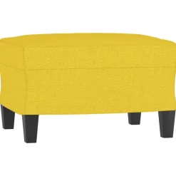 Voetenbank 60x50x41 cm stof geel>vidaXL Online