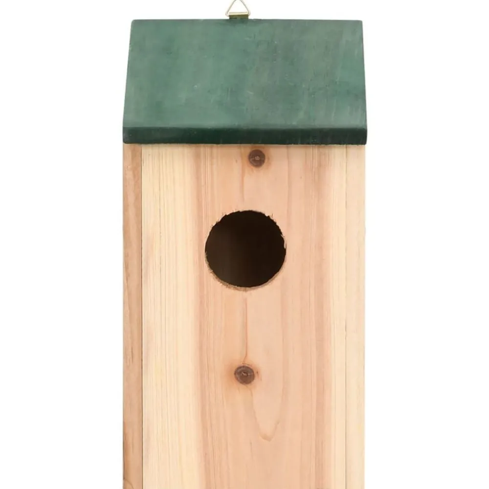 Vogelhuisjes 4 st 12x12x22 cm hout>vidaXL Best