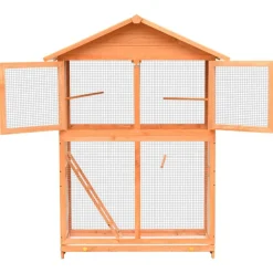 Vogelkooi 125,5x59,5x164 cm massief grenen- en vurenhout><noscript><img width=