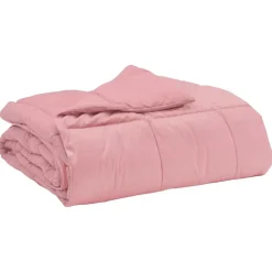 Linnengoed*vidaXL Vol jaar dekbed Gekwilt 135 x 200 cm Microfiber Roze