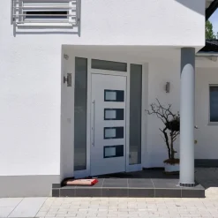 Bouwmaterialen*vidaXL Voordeur 100x200 cm aluminium en PVC Wit