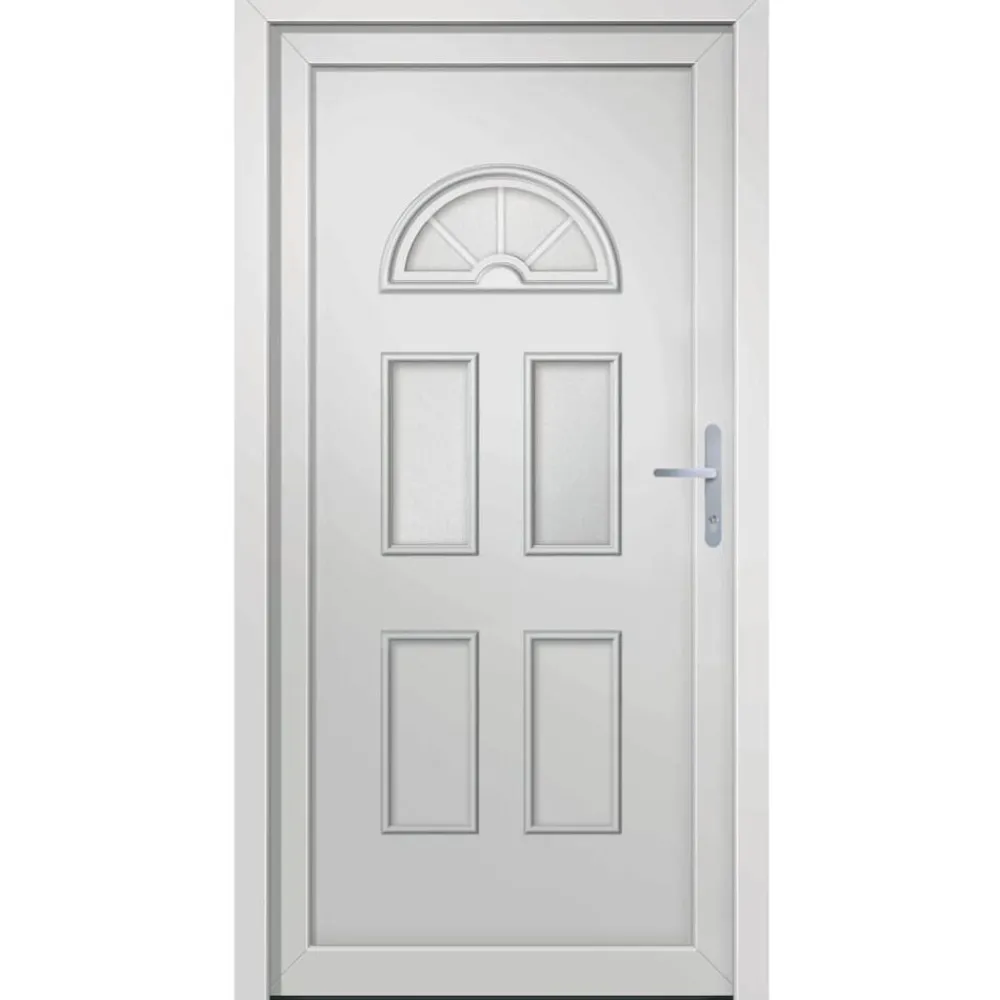 Voordeur 88x208 cm PVC wit>vidaXL Best