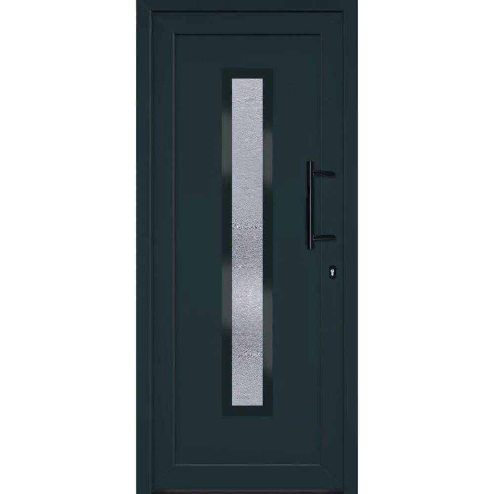 Voordeur 88x200 cm PVC kleurig>vidaXL Outlet