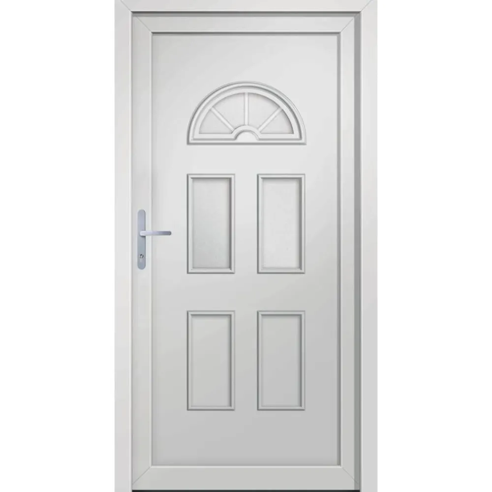 Voordeur 88x208 cm PVC wit>vidaXL Best