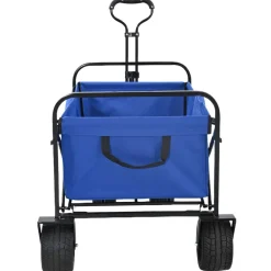 Gereedschap*vidaXL Vouwbare Handtrolley 89 x 63 x 96 cm Blauw