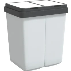 Vuilnisbak dubbel 2x25 L>vidaXL