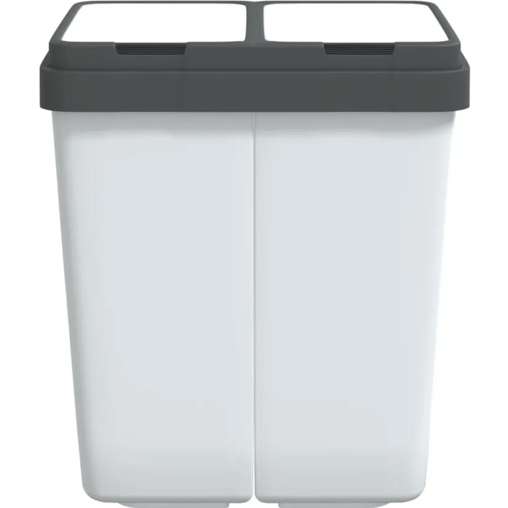 Vuilnisbak dubbel 2x25 L>vidaXL