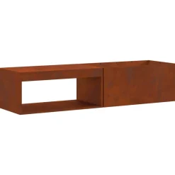 Haarden*vidaXL Vuurkorf Bruin 160 x 45 x 35 cm Staal Weerbestendig staal/bruin