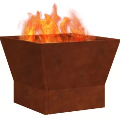 Vuurkorf Bruin 40 x 40 x 35 cm Cortenstaal><noscript><img width=