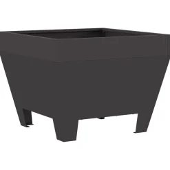 Haarden*vidaXL Vuurkorf Zwart 50 x 50 x 38 cm Staal Koudgewalst staal/zwart