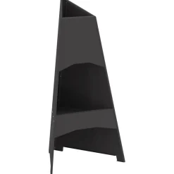 Haarden*vidaXL Vuurkorf Zwart 50 x 50 x 95 cm Staal Koudgewalst staal/zwart