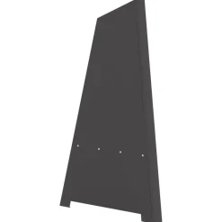 Haarden*vidaXL Vuurkorf Zwart 50 x 50 x 95 cm Staal Koudgewalst staal/zwart