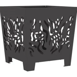 Vuurkorf Zwart 40 x 40 x 40 cm Staal>vidaXL Sale