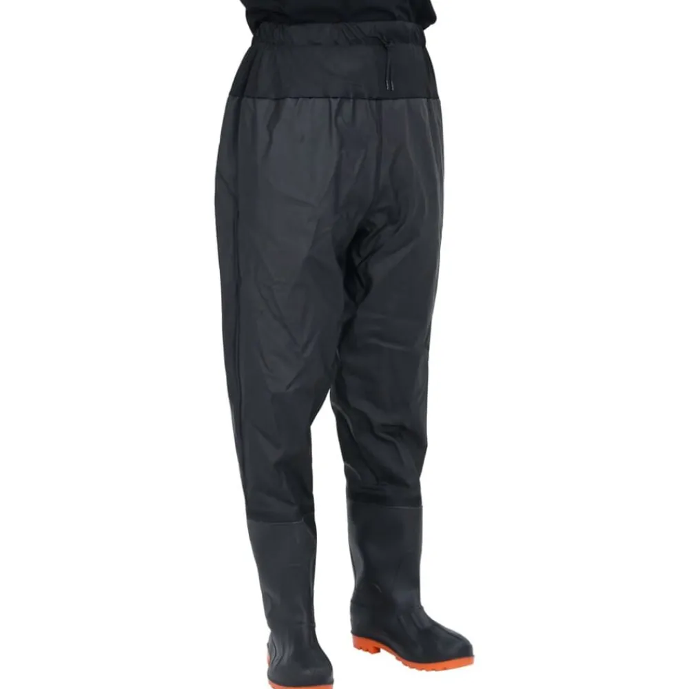 Buitensport*vidaXL Waadpak met laarzen maat 38 Zwart