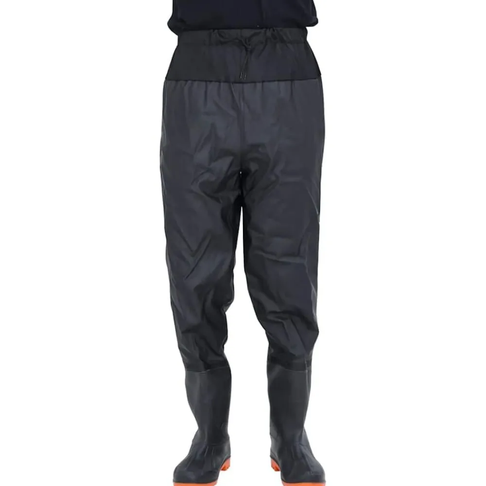 Buitensport*vidaXL Waadpak met laarzen maat 38 Zwart