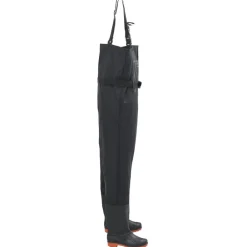 Buitensport*vidaXL Waadpak met laarzen en riem maat 38 Zwart