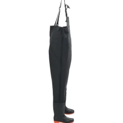 Buitensport*vidaXL Waadpak met laarzen maat 39 Zwart
