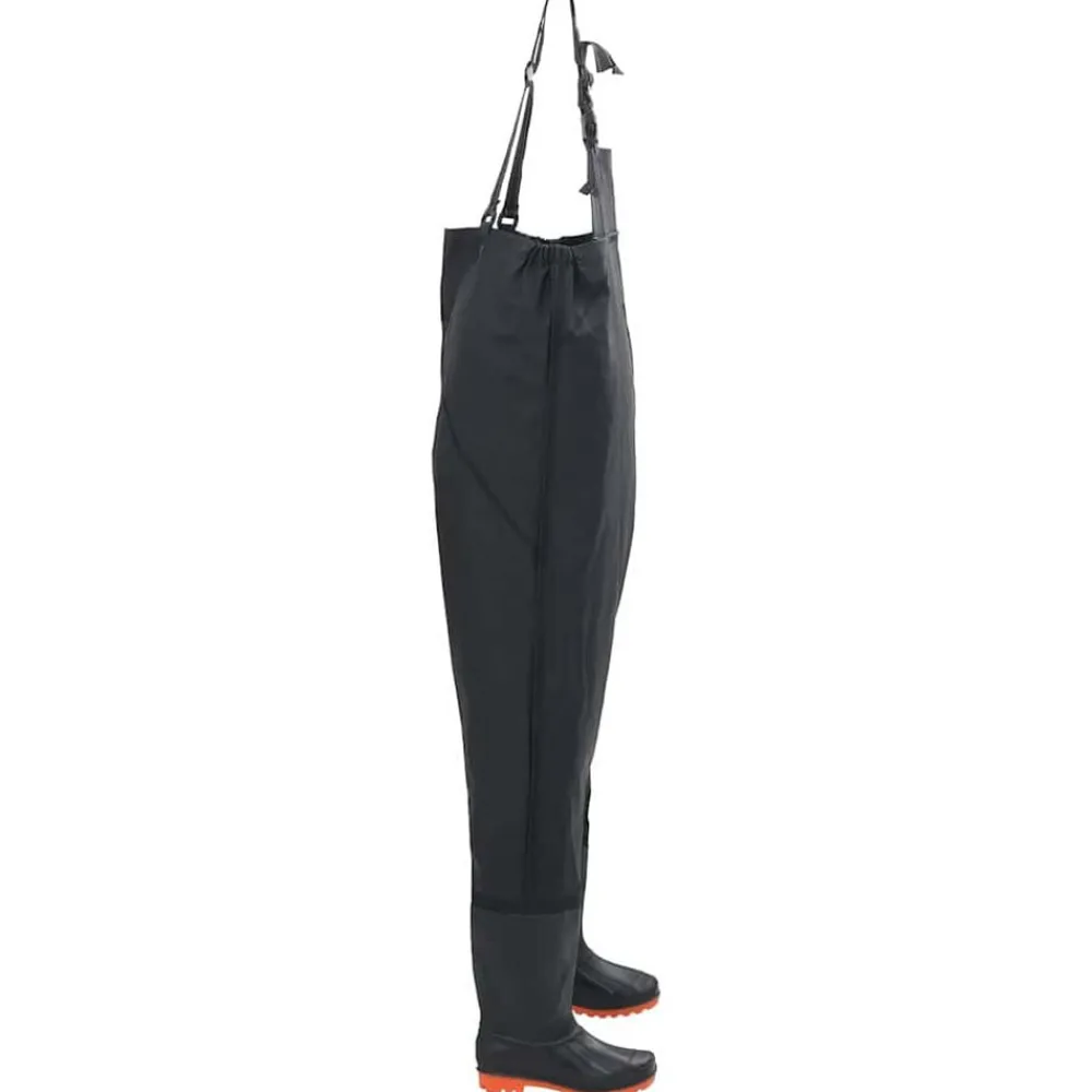 Buitensport*vidaXL Waadpak met laarzen maat 38 Zwart