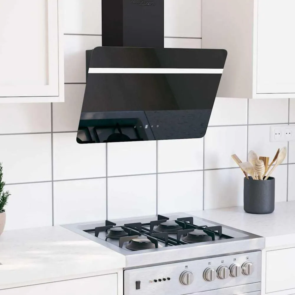 Wandafzuigkap 60 cm staal en gehard glas>vidaXL Best