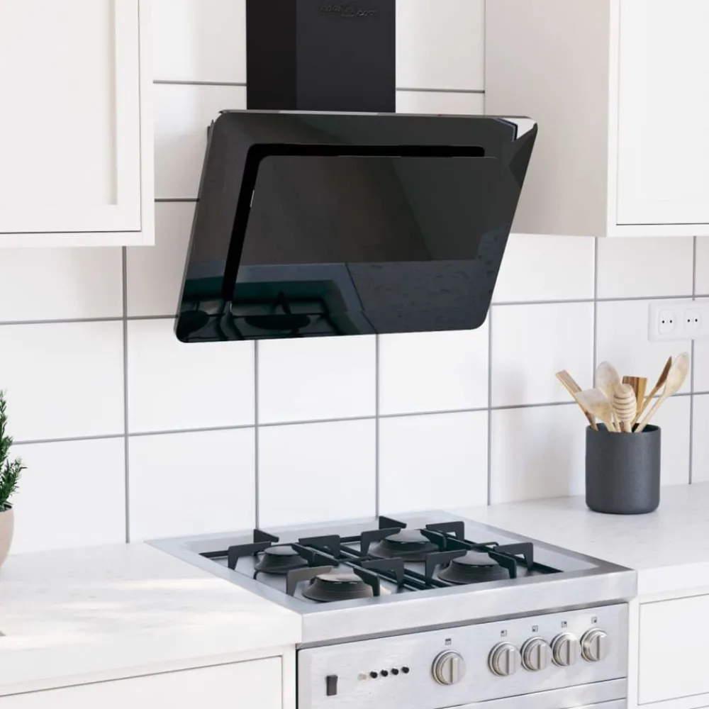 Wandafzuigkap 60 cm roestvrij staal en gehard glas>vidaXL Best