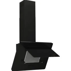 Wandafzuigkap 60 cm roestvrij staal en gehard glas><noscript><img width=