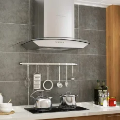 Wandafzuigkap 756 m³/u LED 60 cm roestvrij staal>vidaXL Online